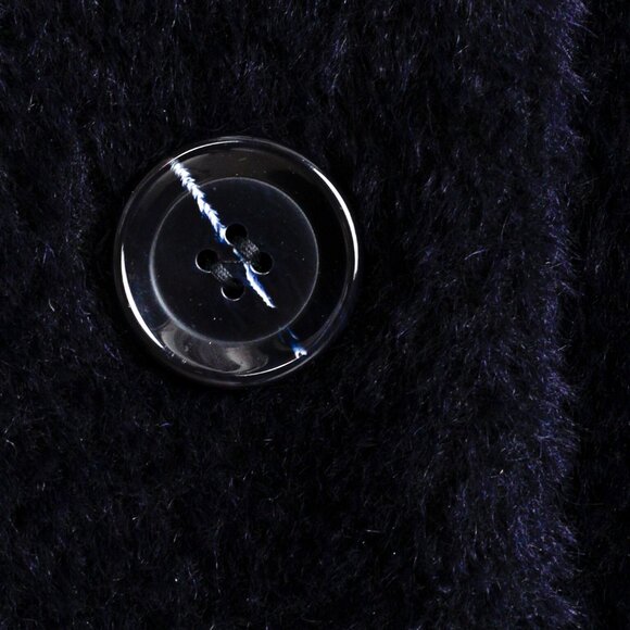 Max Mara Studio Blue Alpaca Coat - Picture 10 of 15